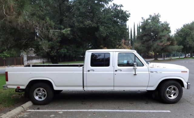 1984 ford f-350 xlt 4x4 lb v8 7.5 crew cab 54,000 original miles