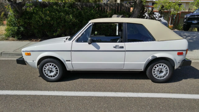 california 8k mile original volkswagen vw rabbit special edition formula "e"