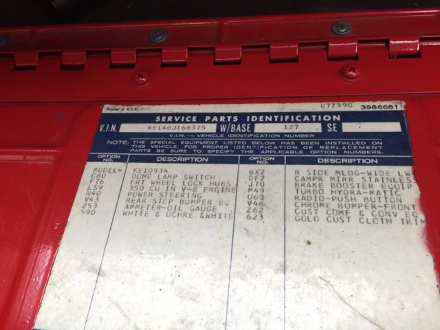 1970 k10 rebuilt engine with 3 years left on non prorated warranty