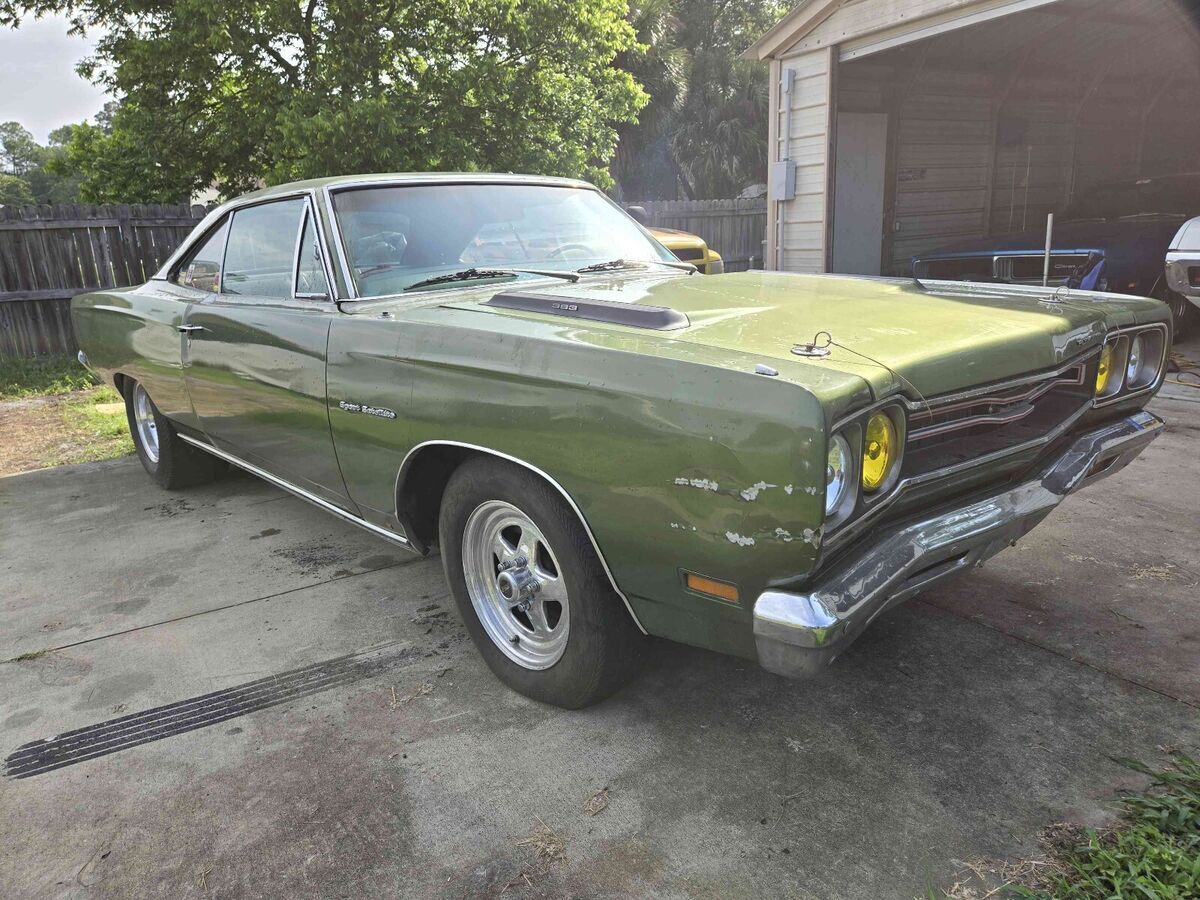 1969 plymouth satellite green sport satellite