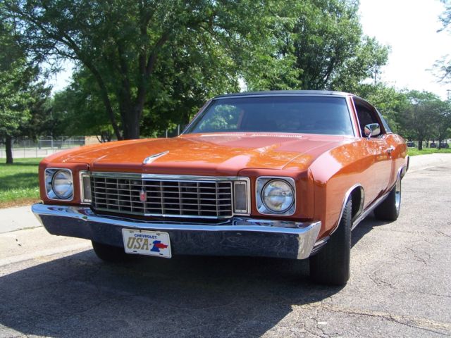 1972 chevy monte carlo, ss pkg, 350 v8, muncie 4 speed transmission