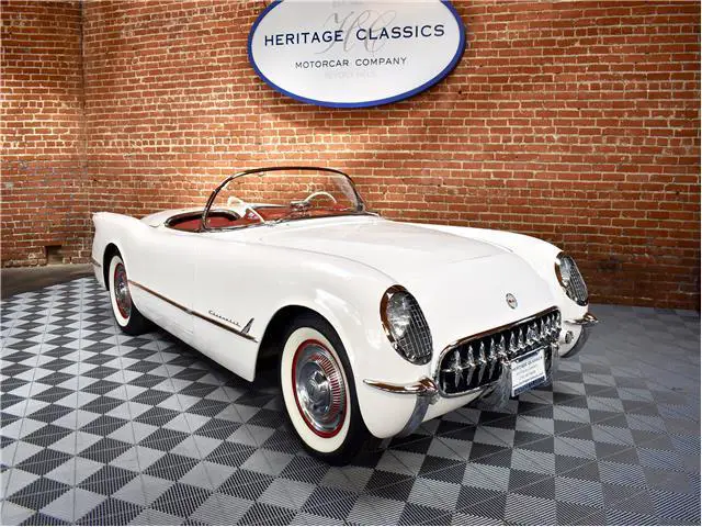 1954 chevrolet corvette, white with 32813 miles available now!