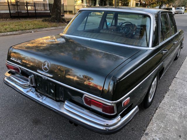 1969 mercedes benz 280se w108 w. m130, dark green ext. / nice cognac int., a/c *