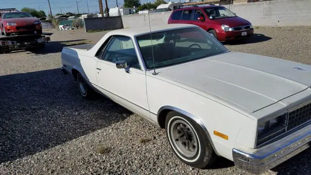 1983 chevy el camino 350 v8 crate engine edlebrock manifold quadrajet carb