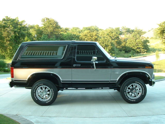 1986 ford bronco xlt sport utility 2-door 5.8l