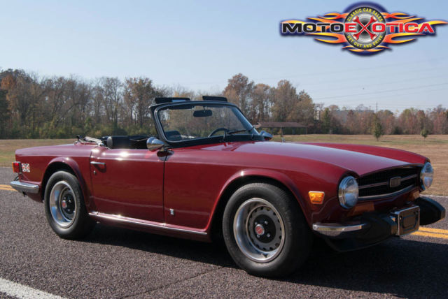 1974 triumph tr 6,recent exterior paint,4-speed manual,stromberg carburetors