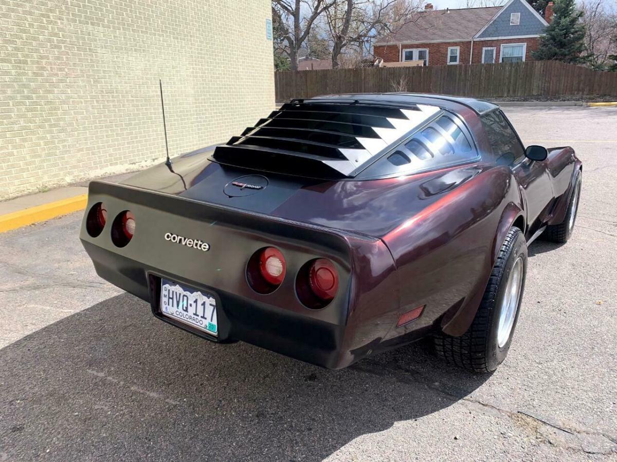 1981 chevrolet corvette coupe 101,574 miles maroon 5.7l v8 ohv 16v automatic