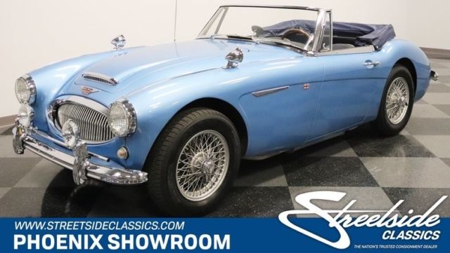1965 austin healey 3000 mark iii bj8 convertible 3.0l i-6 4 speed manual w/overd