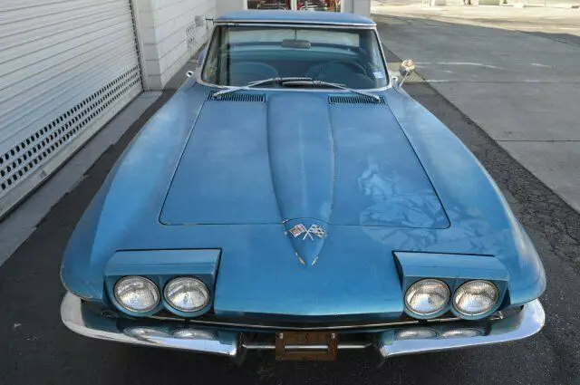 1965 chevrolet corvette blue 0