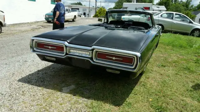 1964 ford thunderbird convertible, 390ci, ac, cruise, tonneau cover, 48 spokes