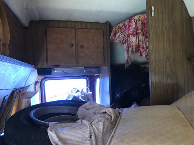 1974 chevy coachmen camper van - looks bad - runs well - chevrolet g20 high top