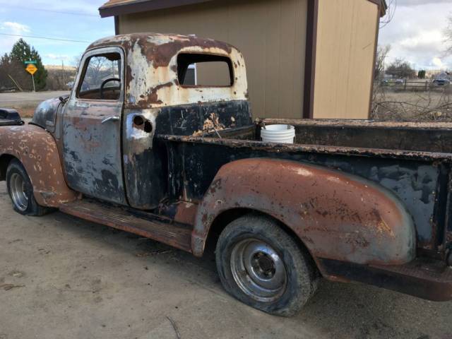 1948 chevy 3100 short bed pick up rat rod patina truck