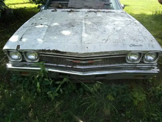 1968 chevelle 307 automatic original a/c yard find 93k miles project