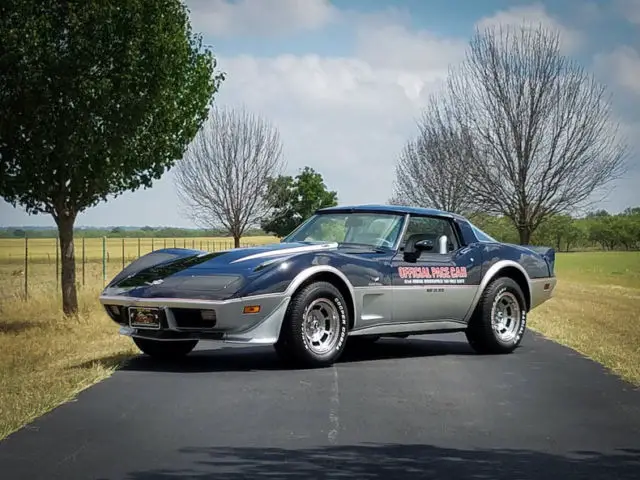 1978 chevrolet corvette l-82 pace car auto ac ps ps leather t-top 103638 miles b