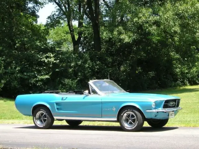 blue ford mustang with 0 miles available now!