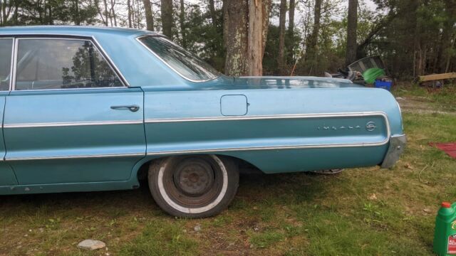 1964 chevrolet impala sedan blue rwd automatic
