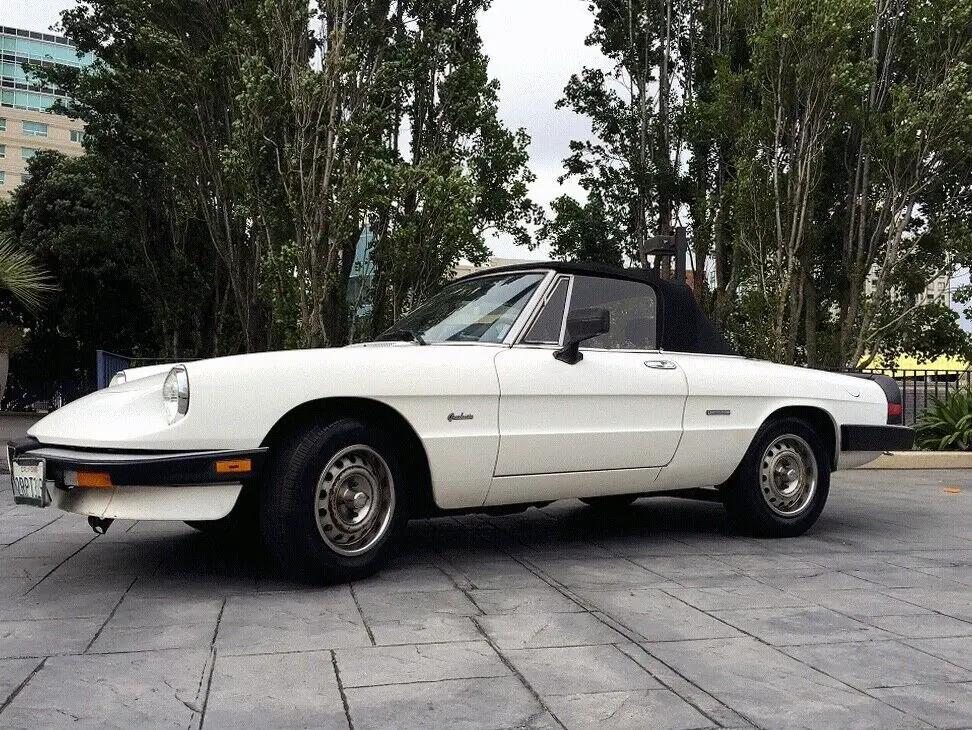 1989 alfa romeo spider graduate orig owner convertible sports runs great