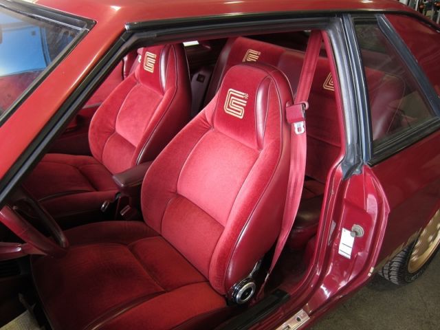 1984 dodge shelby charger 1 of 1 rare red/gold 39k pilot car all original