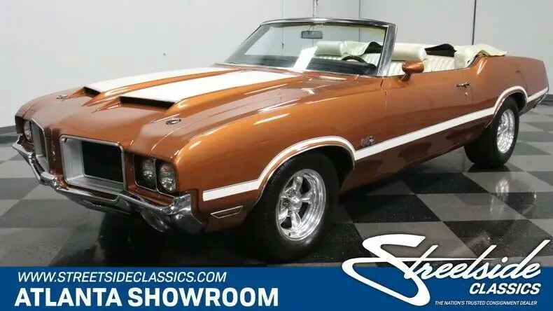 classic vintage chrome olds 442 tribute convertible rocket 350 auto transmission