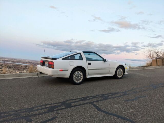 1986 nissan 300zx coupe white rwd manual turbo