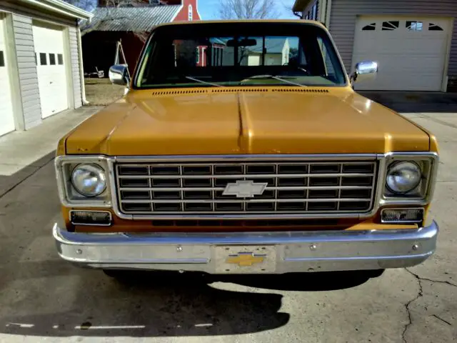 1976 chevrolet c10 swb rare original condition farm find 6 cylinder 3spd