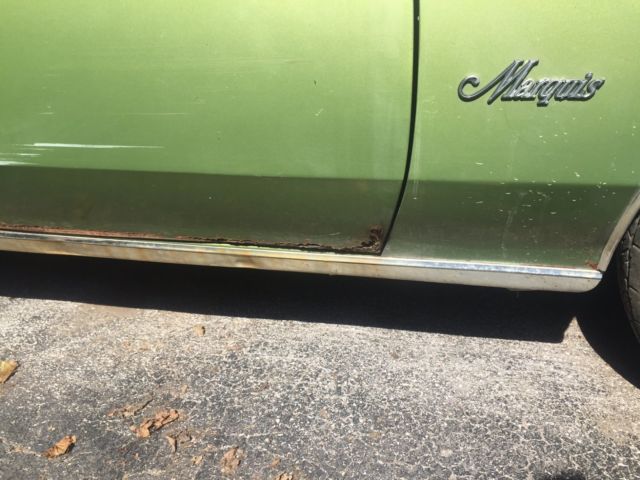 1976 mercury grand marquis green project car great for project or parts