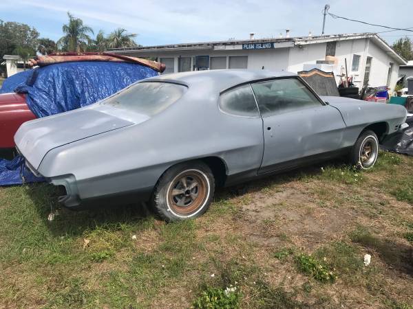 1971 pontiac gto phs documented needs restoration solid start clear title
