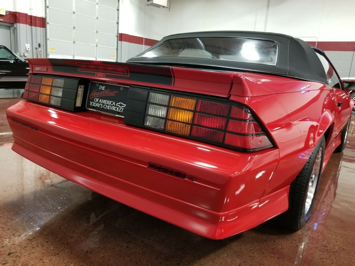 1992 camaro z28 z03 convertible 3,716 original miles 5.0l tpi 5-speed manual