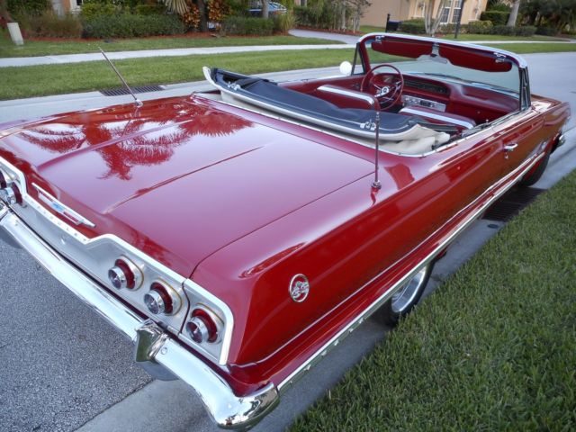 1963 chevrolet impala convertible ss big block