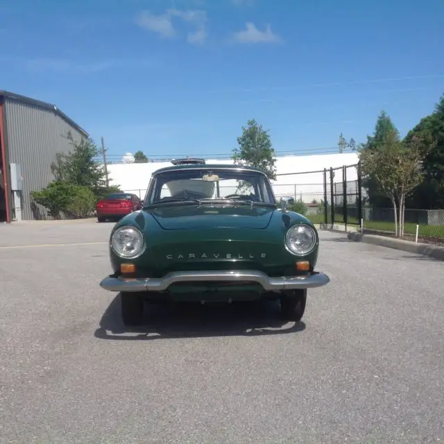 1966 renault caravelle british racing green convertible