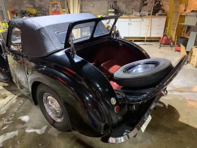 1949 triumph 2000 convertible 17936 miles black convertible 4cyl manual