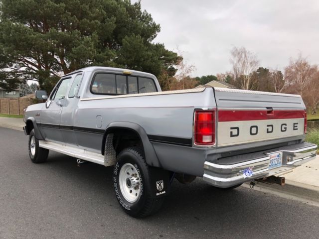 1992 dodge ram w-250 cummins diesel 4x4 low miles #1 owner