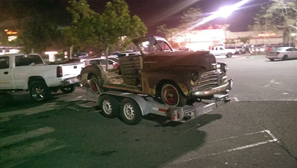 1948 chevrolet fleetmaster wagon red rwd automatic woody