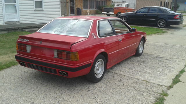 1985 maserati biturbo coupe with manual transmission, runs like a race car!