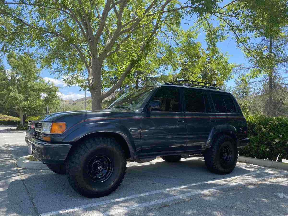 1991 toyota land cruiser suv grey 4wd automatic fj80