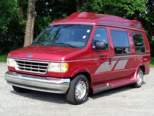 no reserve wheelchair power lift power sofa tv econoline e-150 hightop van