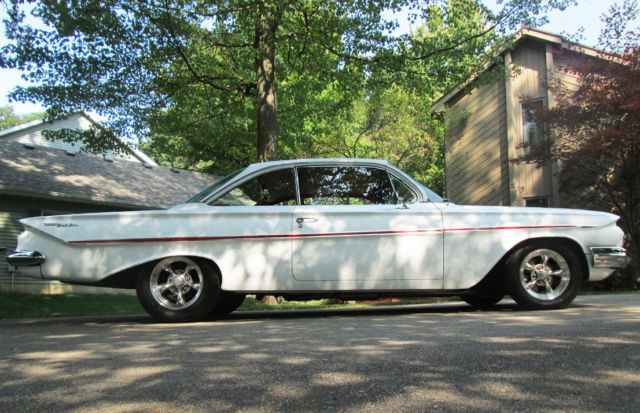 1961 chevrolet bubble top 2 door bel air impala street rod hot rod custom rare