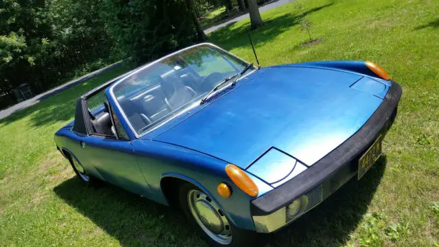 1972 porsche 914 showing 16k original miles nice driver - factory adriatic blue