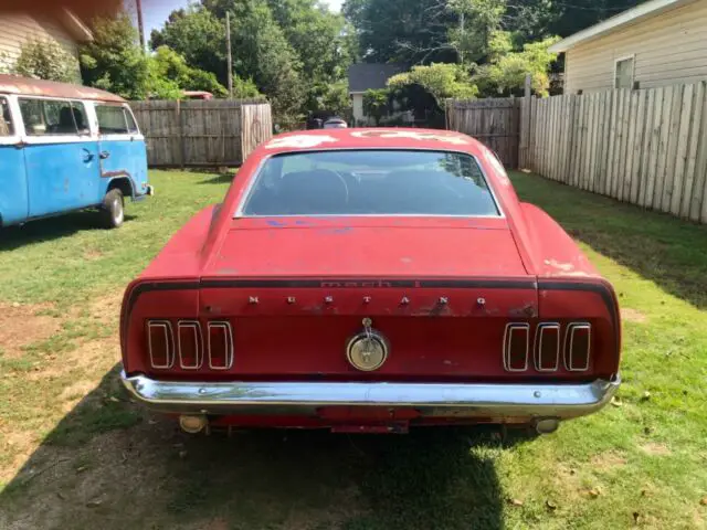 1969 mustang sportsroof fastback project