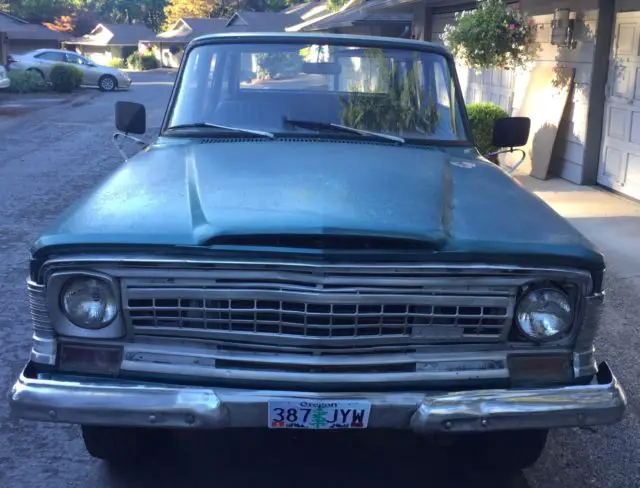 1971 jeep wagoneer 4x4 amc 360 v8 with rare t18 4sp manual