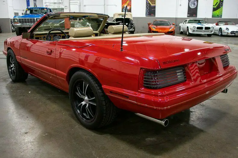 1985 mercury capri mclaren 20937 miles red 5.0 liter v8 manual