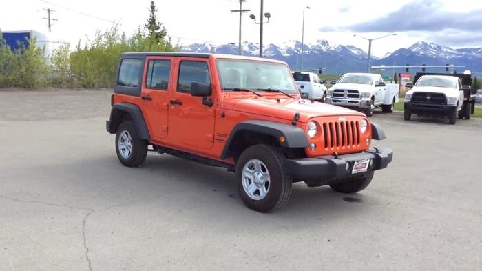 certified 2015 jeep wrangler 4wd unlimited sport anchorage, ak 99501 for sale in anchorage, alaska