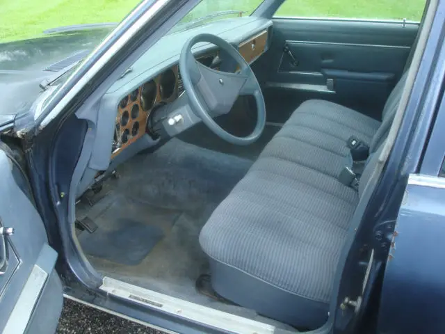1988 plymouth gran fury salon sedan 4-door 5.2l-mopar-m body dodge chrysler