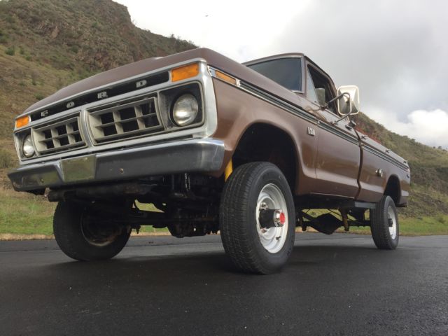 1976 ford f-250 4wd highboy southern oregon survivor barn find no reserve