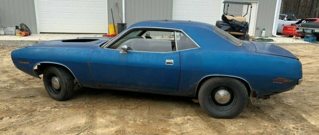 1970 plymouth barracuda cuda v code 440 4 speed # matching shaker rare 6 pack