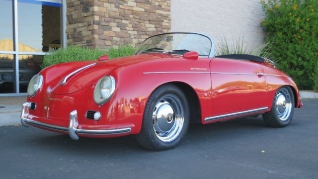 1958 porsche 356 speedster 3800 miles red classic cars a