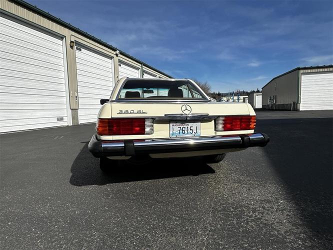 1985 mercedes-benz 380sl in bellingham, washington