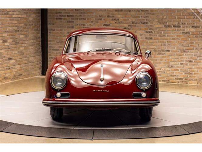 1957 porsche 356 in elkhart lake, wisconsin