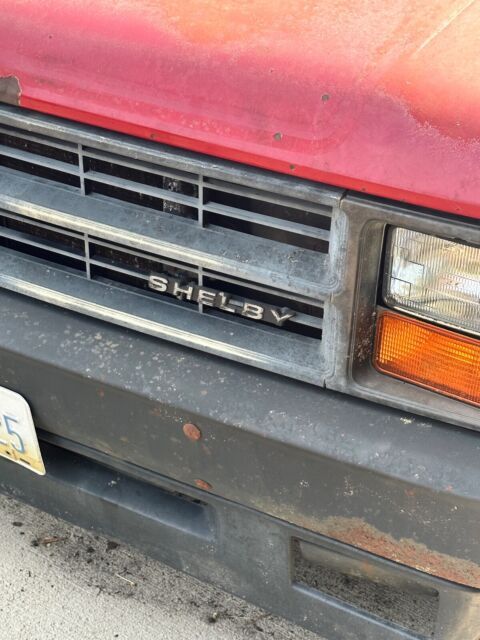 1989 dodge dakota pickup red rwd automatic shelby 5.2l 3.91 posi