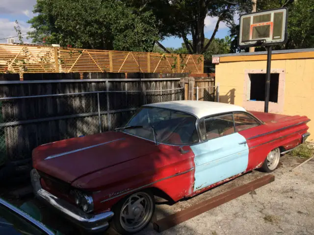 !!! extremely rare 1960 pontiac ventura bubble top coupe, 389 motor, barn find